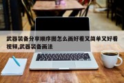 武器装备分享顺序图怎么画好看又简单又好看视频,武器装备画法
